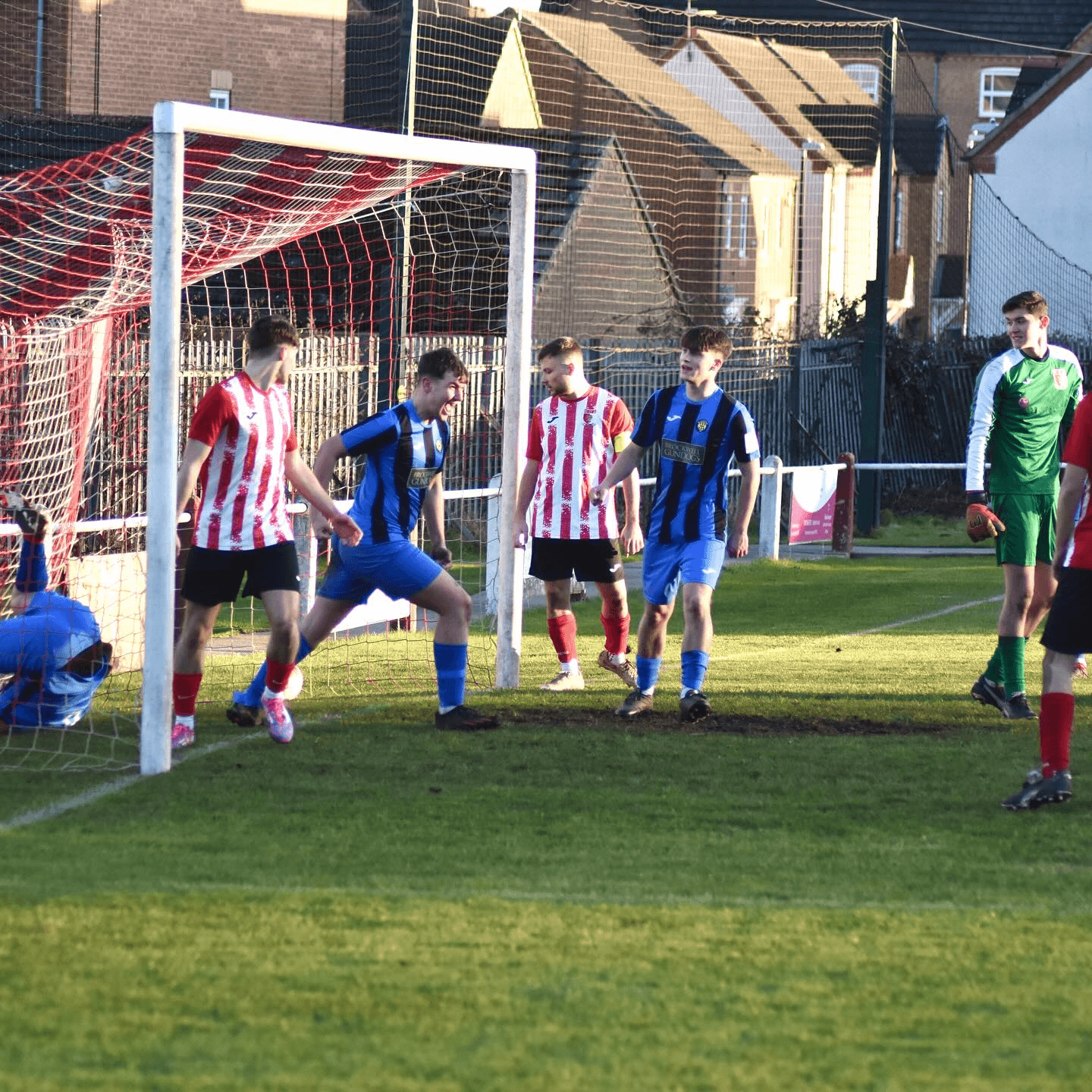 Match action at Blackfyne FC